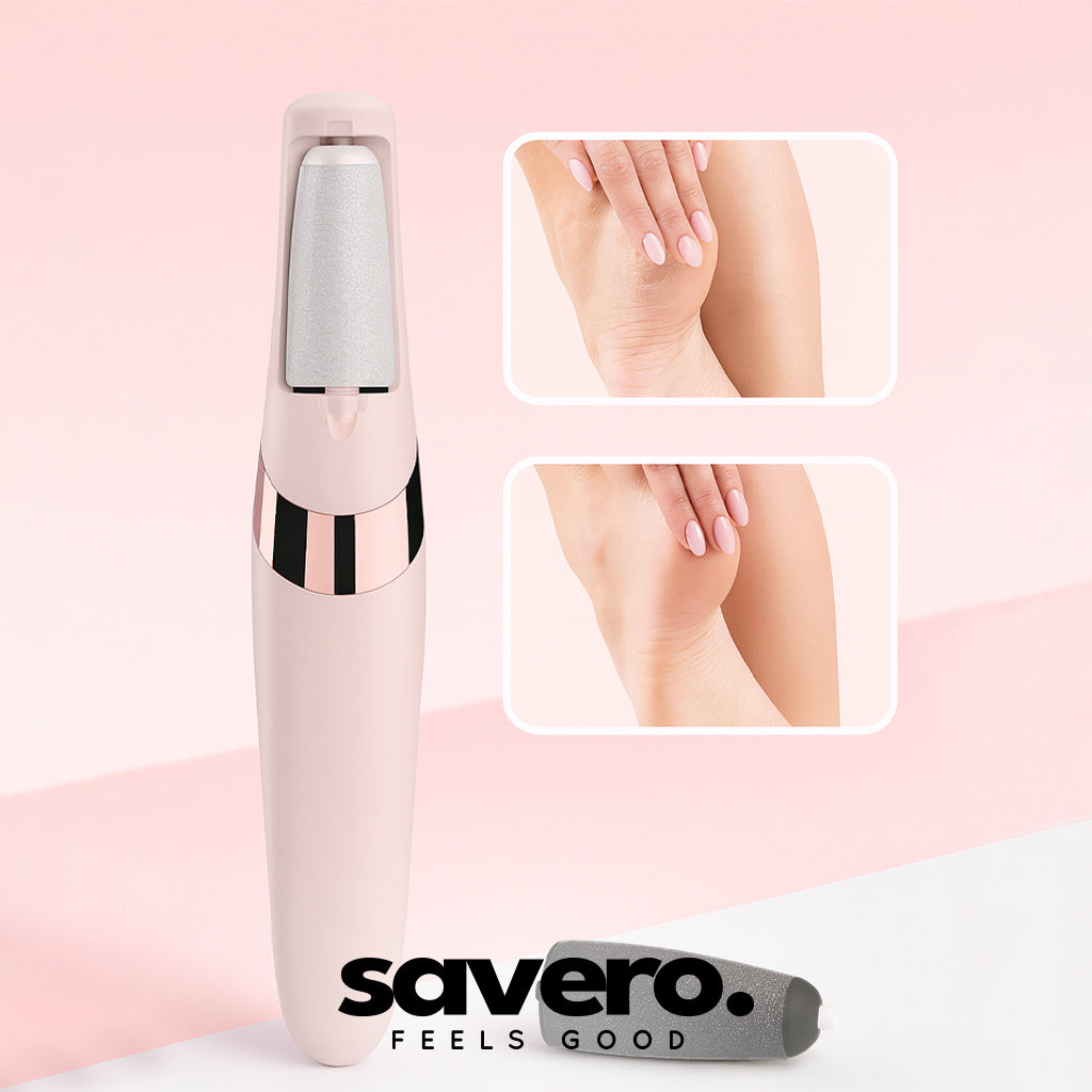 SAVERO PRO™ Şarjlı Topuk Törpüsü - Ayak Bakım Seti